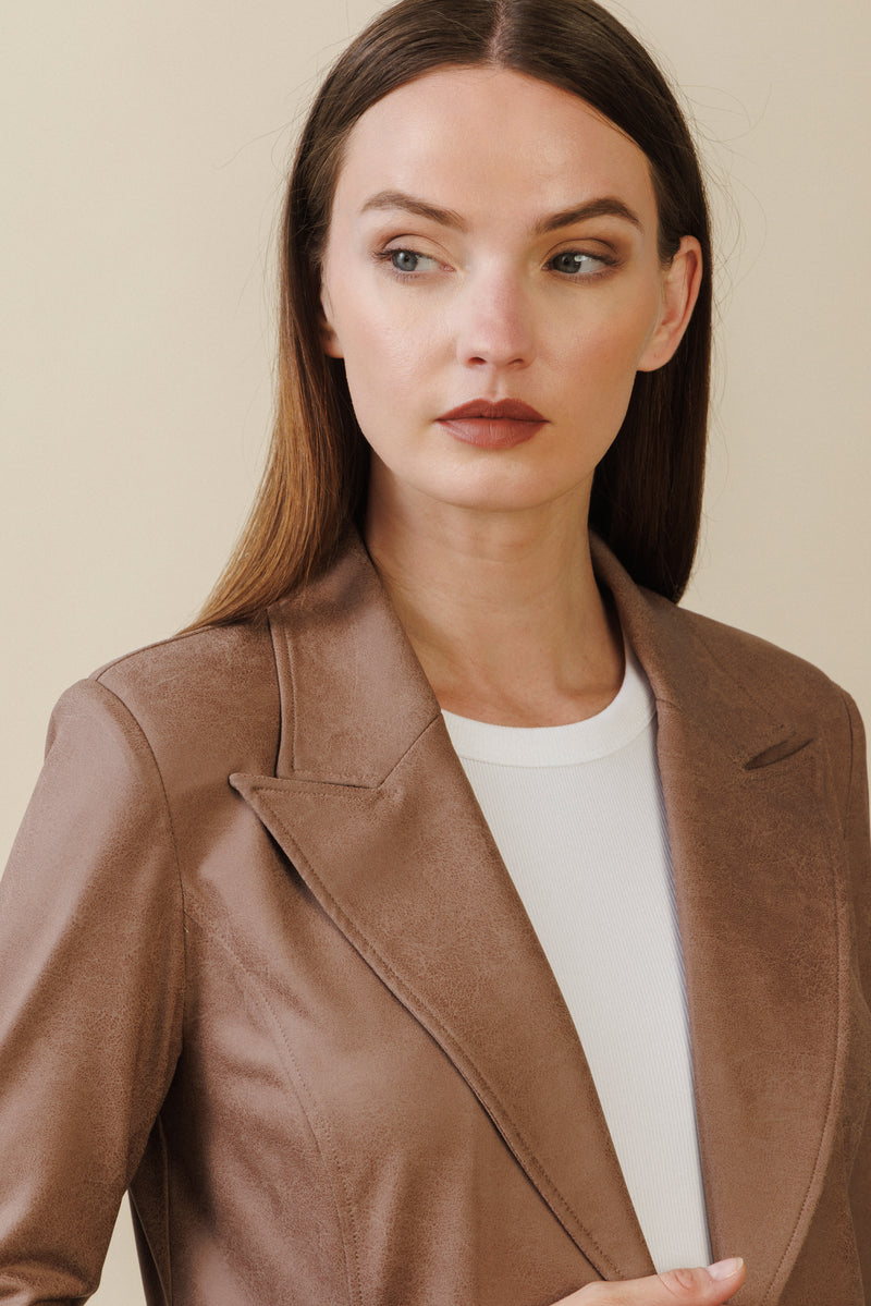Rebel Tailored Blazer | Taupe