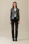 Vector Biker Jacket  |  Gunmetal Silver